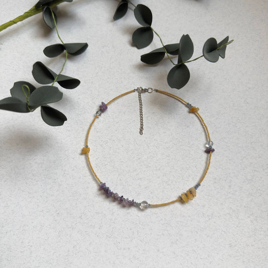 NUAR | Amethyst & Aventurine (Japanese Beads)