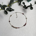 Dalmatian Jasper & Garnet Gemstone Necklace