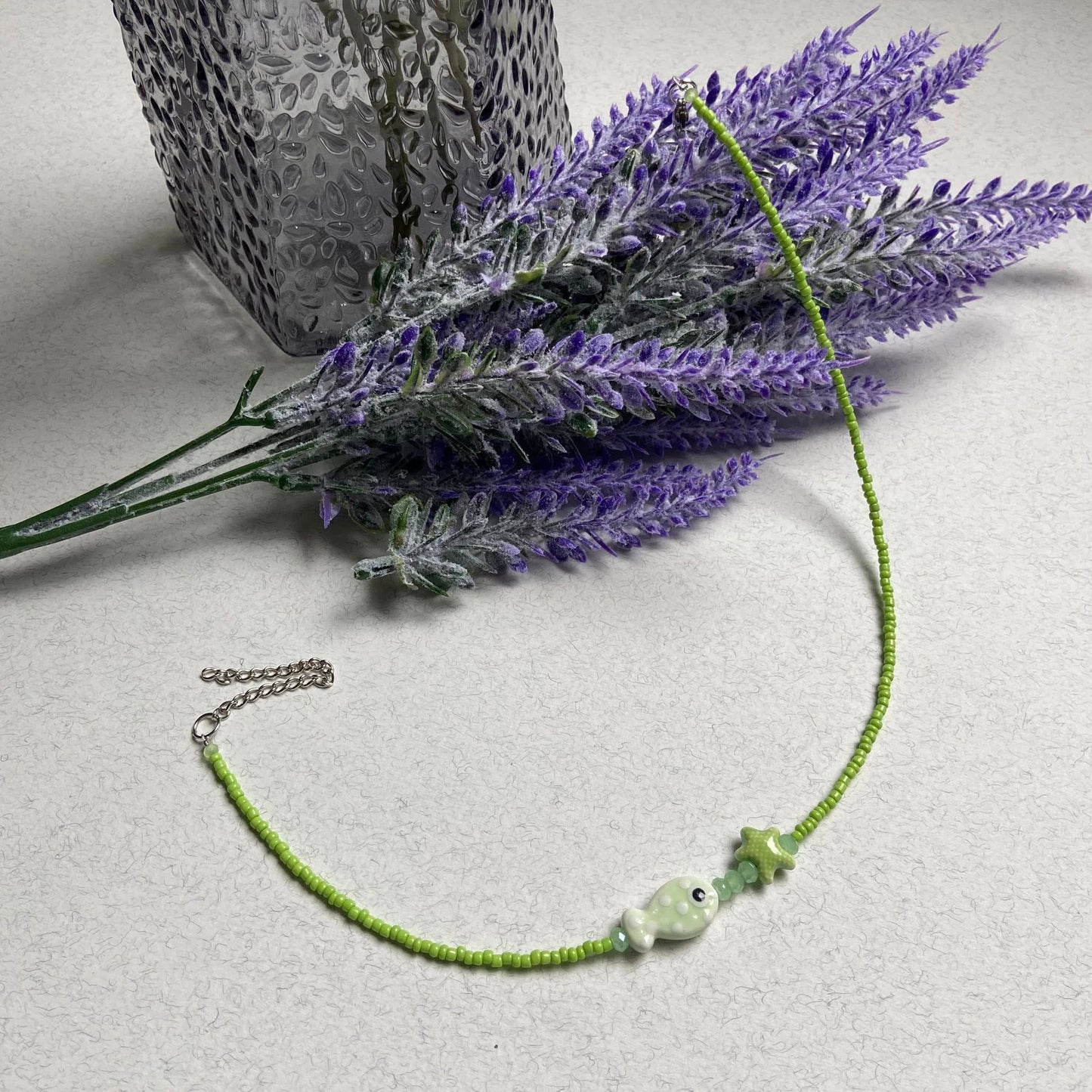 NUAR Kids | "Under the Sea" Ceramic & Crystal Necklace